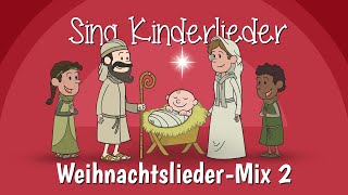 Weihnachtsliedermix 30 Minuten zum Mitsingen Tanzen und Bewegen  Kinderlieder [upl. by Zea]