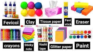 10 Home made craft materials itemsHow to make Craft Materials in home for School10 Ghar pe Crafts🤩 [upl. by Nonnaehr903]