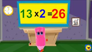 School Tutorial  13 Times Table Twice  Kids Education Songs [upl. by Monia618]