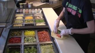 Pita Pit Training The Pita Rolling Process [upl. by Kataway]