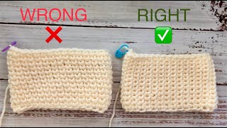 Most crocheters make WAISTCOAT stitch WRONG How to crochet waistcoat stitch Crochet Video Tutorial [upl. by Eladnor]