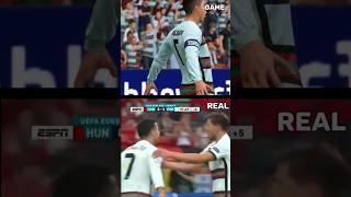 Ronaldo Euro Goal Recreated in FIFA 22 fifa fifa22 football gaming fut eafc shorts [upl. by Yaned857]