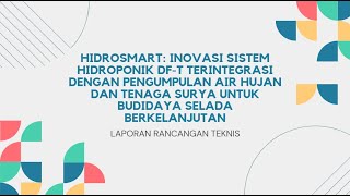 RANCANGAN TEKNIS  HIDROSMART [upl. by Alane518]