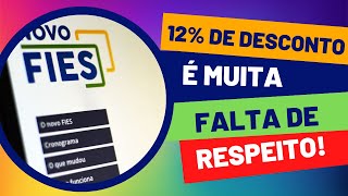 ADIMPLENTES DO FIES MERECEM MUITO MAIS  NEGOCIACÌ§AÌƒO DO FIES  12 PARA QUEM ESTÃ EM DIA COM O FIES [upl. by Hartfield]