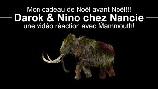 Mon cadeau de Noël avant Noël Mammouth quotreact videoquot Nancie Veilleux avec Darok et Nino lolcow [upl. by Anneirb]