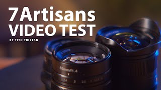 7 Artisans  12mm 25mm 55mm Video Test [upl. by Hook]