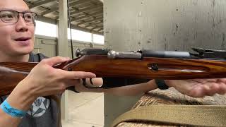 1939 Mosin Nagant hitting steel target at 300 yards [upl. by Llennyl]