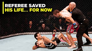 MMA Fighters Saved By The Bell Then KO Opponent [upl. by Arsuy]