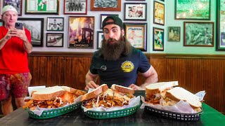 I ATTEMPTED THE MOST FAMOUS EATING CHALLENGE IN CHICAGOITS HARD  BeardMeatsFood [upl. by Nessi]