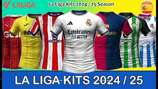 La Liga Confirmed amp Concept Kits 2024  25  Jersey Klub Liga Spanyol 24  25 [upl. by Rafat]