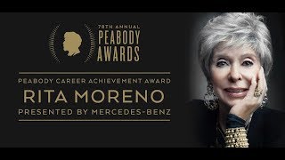 Career Achievement Award Rita Moreno presented by MercedesBenz  78th Annual Peabody Awards [upl. by Suivat]