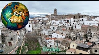 Grottole MT  Basilicata  Italy  Video con drone [upl. by Deerc]