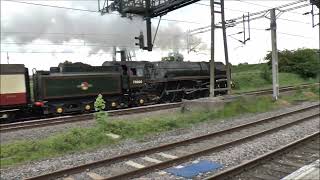 70000 BRITANNIA HEADS SOUTH On The WCML24052024 [upl. by Nedrah]