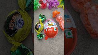 Kesar pista candy with orange fennel Jems in Kinder joy Box shorts kinderjoy chocolate [upl. by Eilujna157]