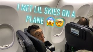 I MET LIL SKIES ON A PLANE NOT CLICKBAIT [upl. by Amadeo]