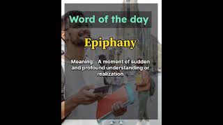 quotWord of the Day Epiphany ✨  Expand Your Vocabulary with English Planetquot english shorts [upl. by Weinhardt433]