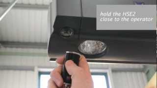 How To Program a Hormann Handset to a new Bi Secur Hormann Promatic Opener [upl. by Nac]