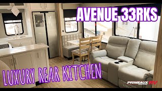 Rear kitchen fifth wheel  2022 Avenue 33RKS [upl. by Dazhehs]