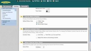 BbLearn Setting a Course Entry Point [upl. by Adley]