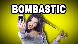 Learn English Words BOMBASTIC  Meaning Improve Your Vocabulary with Pictures and Examples [upl. by Nyleek]