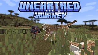 Prehistoric Beasts  Unearthed Journey Minecraft Mod Showcase 1201 [upl. by Doley]