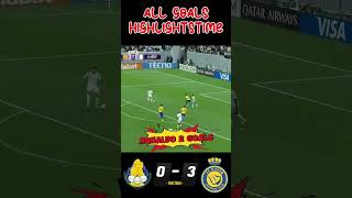 Ronaldo score 2 goals Highlights Al gharafa vs Al nassr [upl. by Jopa756]