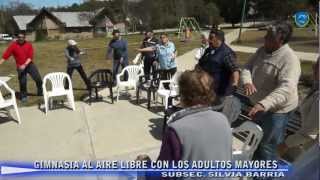 GIMNASIA AL AIRE LIBRE CON LOS ADULTOS MAYORES [upl. by Enoryt]