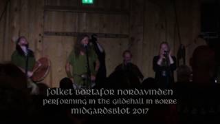 Folket Bortafor Nordavinden at Midgardsblot 2017 [upl. by Thordis]