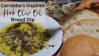 Herb Olive Oil Bread Dip Carrabbas bread dip copy Easy spice blend amp Delicious Recipe [upl. by Ecnatsnok]