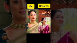 Yrkkh 💓Me♥️ and my devarni 💗😍😘most viral shorts wait for the end 10 millions views [upl. by Rutter884]