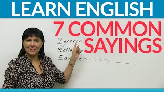 What are proverbs 7 common sayings in English [upl. by Ordnajela141]