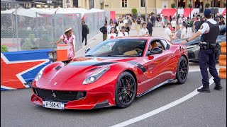 Monaco F1 2024  Ferrari 812 Competizione Aperta Purosangue AMG One Lamborghini Huracan STO [upl. by Forsyth]