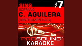 Reflection Karaoke Instrumental Track In the Style of Christina Aguilera [upl. by Ijuy566]