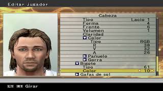 Gabriel Batistuta Face PES 6 con editor interno [upl. by Frasier]