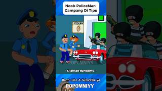 Noob PoliceMan Gampang di tipu penjahat ‼️roblox skibiditoilet funny minecraft [upl. by Lantha664]