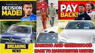 🆕✅ Sancho and Greenwood agreeing Shock deal transfer back to Manchester United Under Amorim🤔😯mufc [upl. by Ardnaskela605]