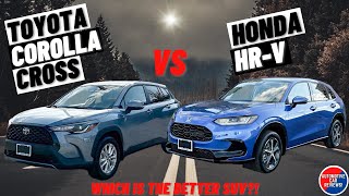 Comparison 2024 TOYOTA COROLLA CROSS vs 2024 HONDA HRV  Which One Is The Better SUV [upl. by Larrie306]