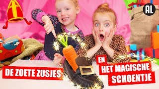 DE ZOETE ZUSJES en HET MAGISCHE SCHOENTJE Sinterklaas Film ♥DeZoeteZusjes♥ [upl. by Farley314]