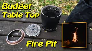 FANHAO Table Top Fire Pit Test amp Review [upl. by Rutherfurd809]