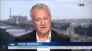 Interview de Didier Deschamps au 20H de TF1 [upl. by Naujal]