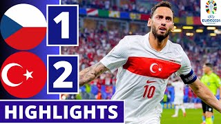 Czechia vs Turkiye 12  All Goals amp Highlights  UEFA EURO 2024 [upl. by Rammaj]