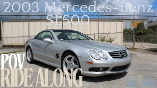 2003 MercedesBenz SL500  POV Drive [upl. by Ocirederf659]