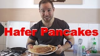 Hafer Pancakes mit 4 Zutaten [upl. by Leaper]