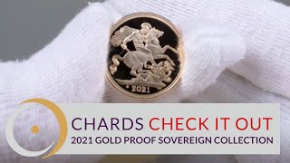 2021 Gold Proof Sovereign Collection by The Royal Mint [upl. by Yenttirb]