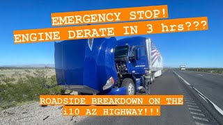 Engine derate in 3hrs plus engine lights onFind out why trucking otr owneroperator kenworth [upl. by Janey]