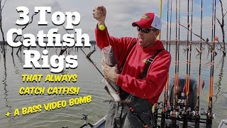 The 3 Top Catfish Rigs That Always Catch Catfish [upl. by Ylera]