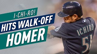 Ichiro Hits WalkOff Homer Against Mariano Rivera [upl. by Notslar554]