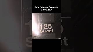 Using Vintage Camcorder in NYC 2024 nyc nostalgia nostalgic y2k camcorder panasonic [upl. by Queston302]