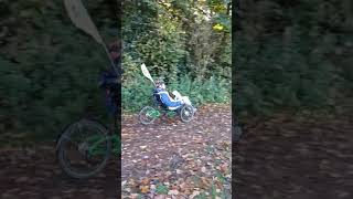 Recumbent Trike Practice trike cycling cycle recumbent unusualcycle bicycle [upl. by Maise823]