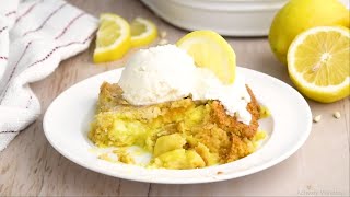 Lemon Dump Cake  Kitchen Fun With My 3 Sons [upl. by Ayatan]